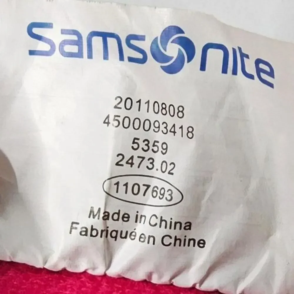 Samsonite Laptop Messenger Bag‎ Womens OS Black White Floral Padded Boho Print
